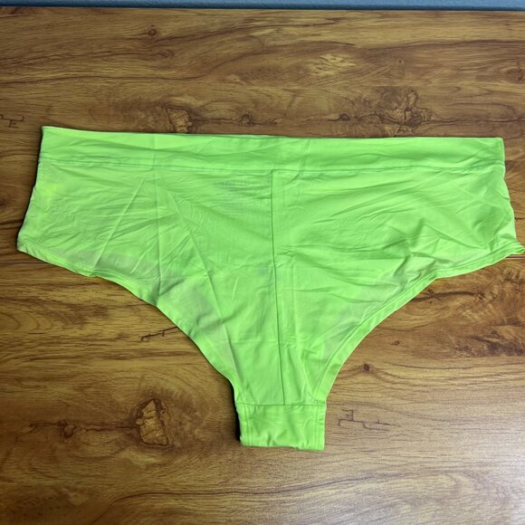 Cacique Comfort Bliss Cheeky Panties Plus Size 26 / 28 Lime Green Underwear NEW - Picture 4 of 4
